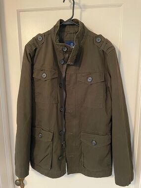 Old Navy Olive Green Military-Style Field Jacket